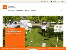 Tablet Screenshot of oedp-amberg-sulzbach.de